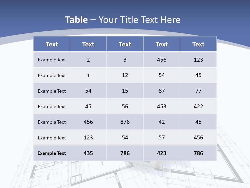 Extension Graph Plot PowerPoint Template