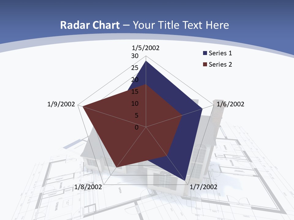 Extension Graph Plot PowerPoint Template