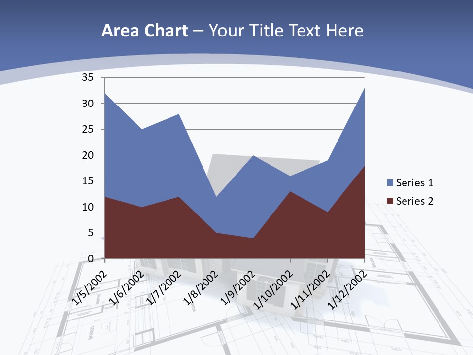 Extension Graph Plot PowerPoint Template
