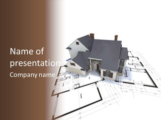 Architecture Plan Architectural PowerPoint Template