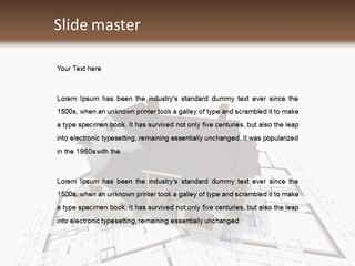 Architecture Plan Architectural PowerPoint Template