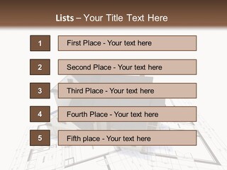 Architecture Plan Architectural PowerPoint Template
