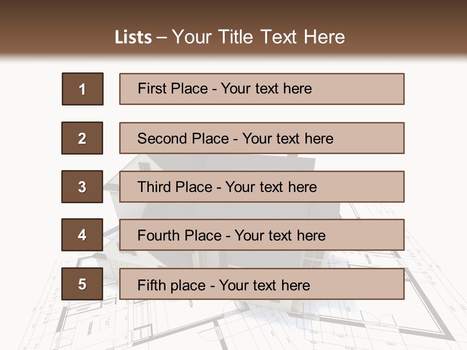 Architecture Plan Architectural PowerPoint Template
