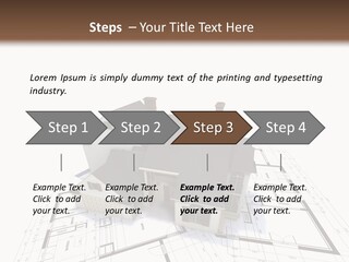 Architecture Plan Architectural PowerPoint Template
