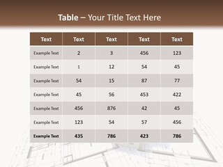 Architecture Plan Architectural PowerPoint Template