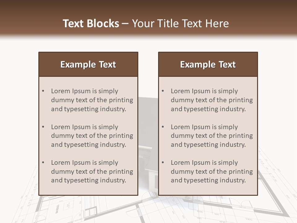 Architecture Plan Architectural PowerPoint Template