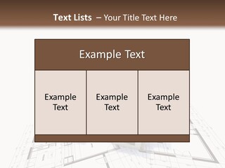 Architecture Plan Architectural PowerPoint Template
