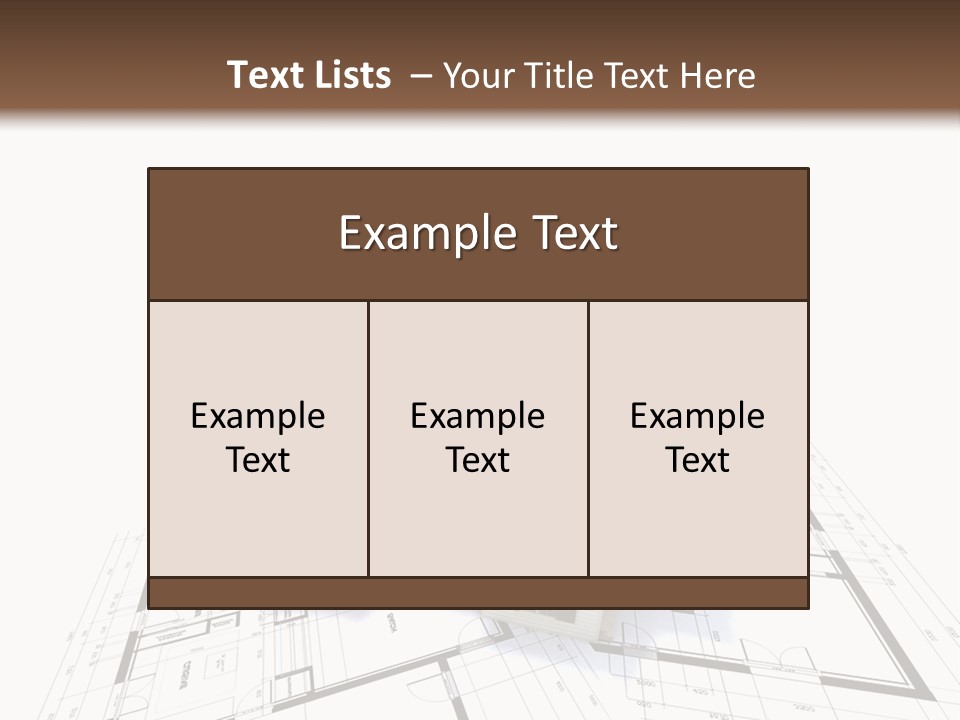 Architecture Plan Architectural PowerPoint Template