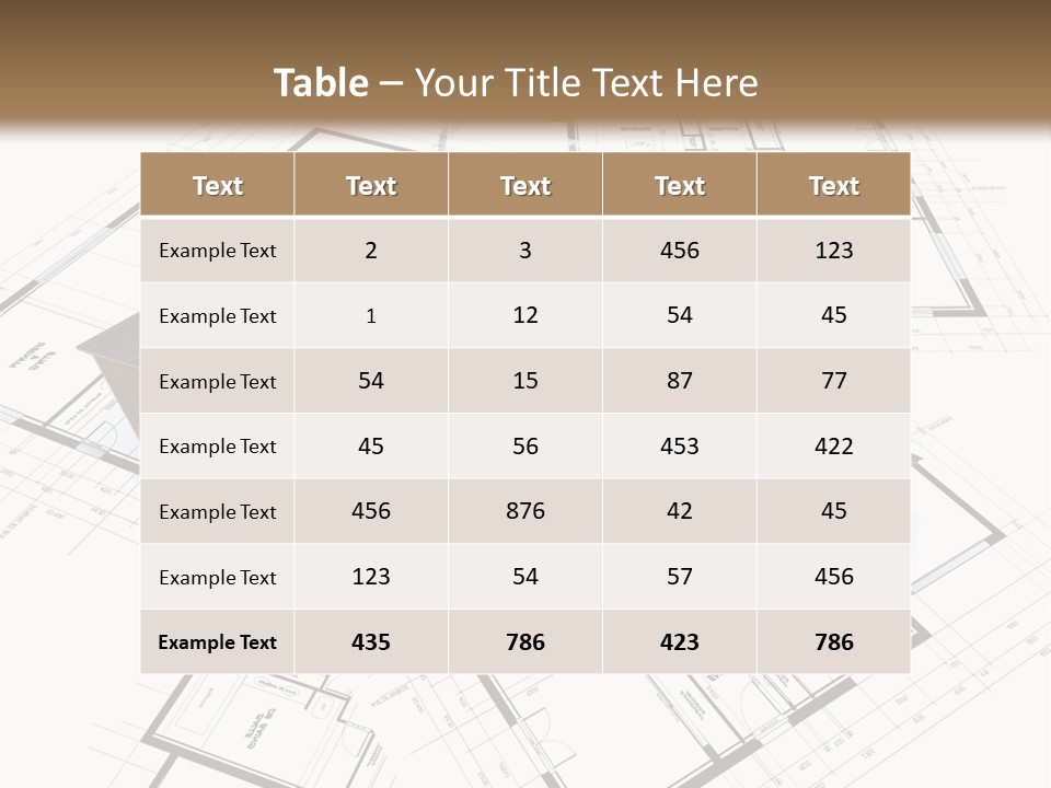 Floor Building Forest PowerPoint Template