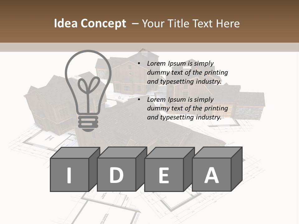 Idea Image Pavilion PowerPoint Template