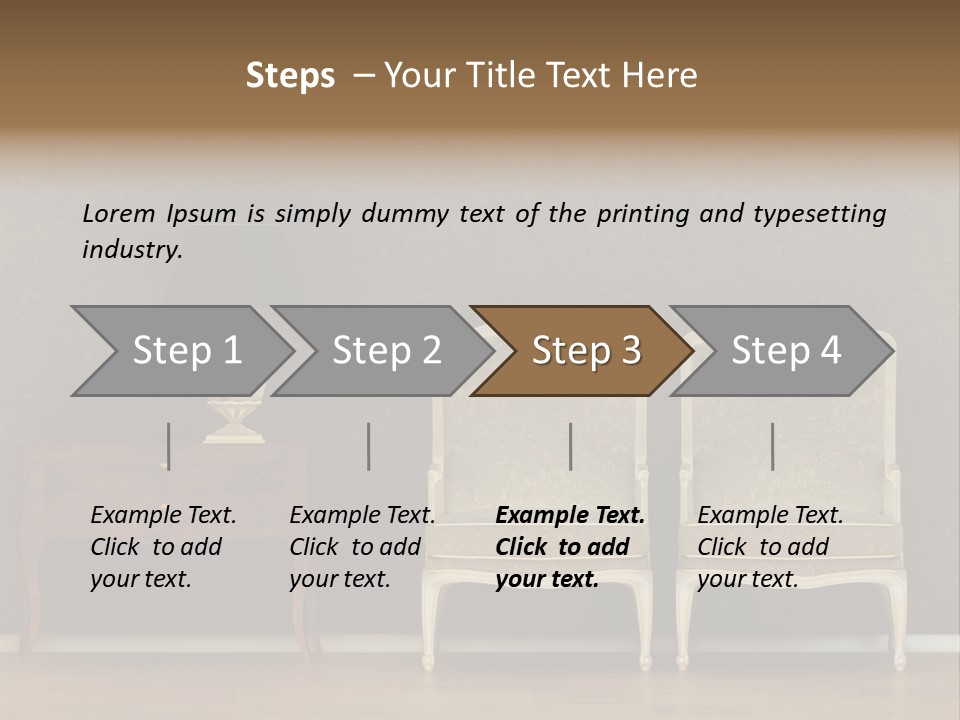 Template Classic Interiors PowerPoint Template