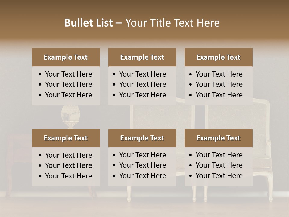 Template Classic Interiors PowerPoint Template