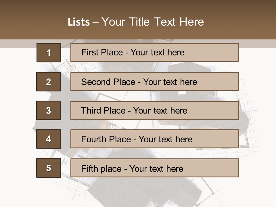 Designer Image Architectural PowerPoint Template