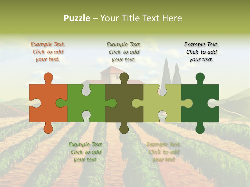 Tree Field Scenic PowerPoint Template