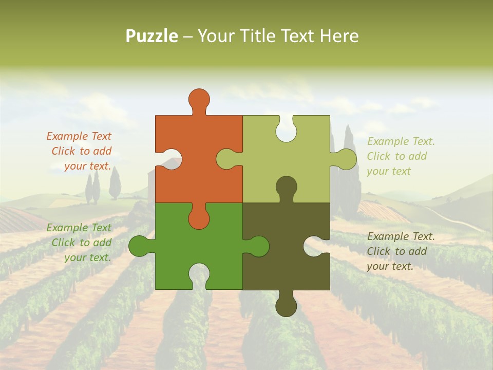 Tree Field Scenic PowerPoint Template