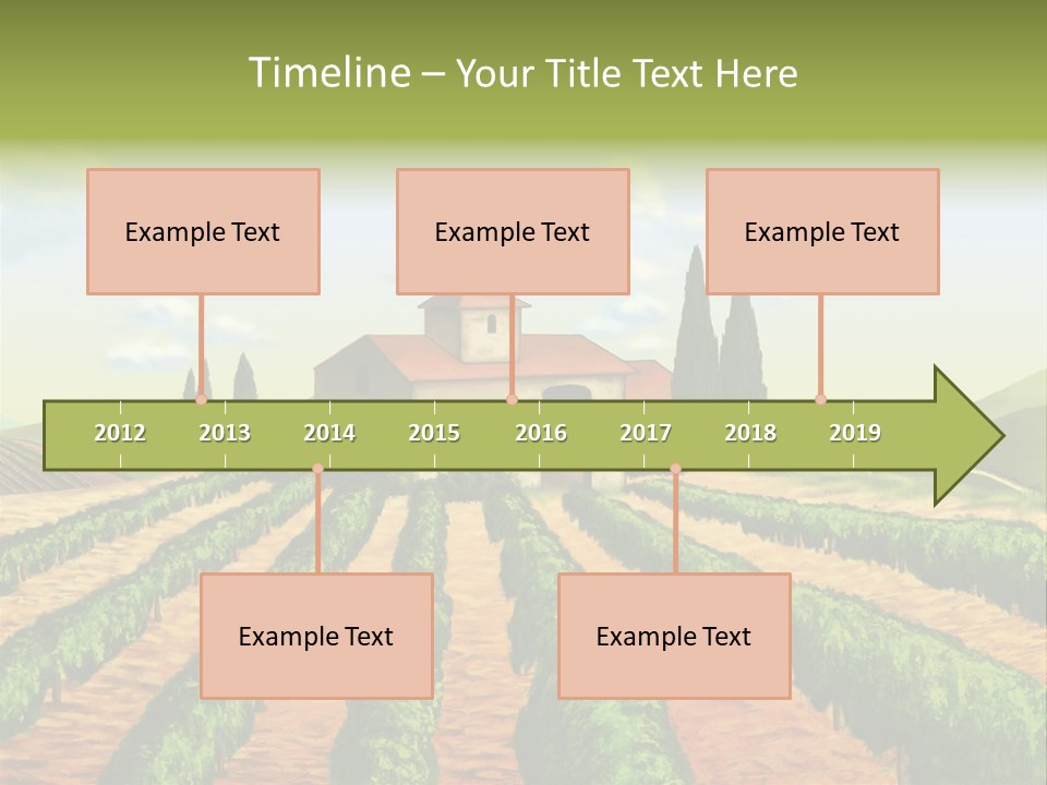 Tree Field Scenic PowerPoint Template