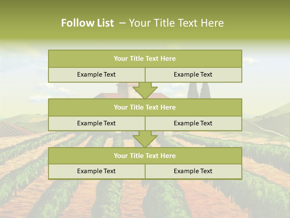Tree Field Scenic PowerPoint Template