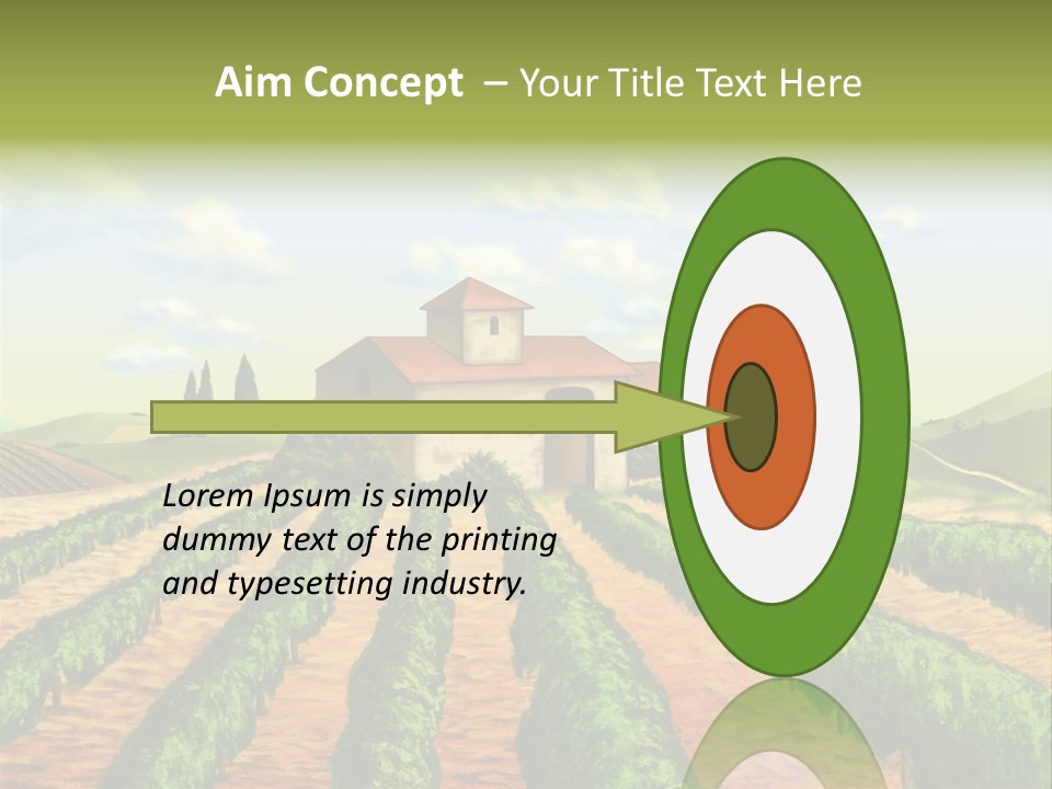 Tree Field Scenic PowerPoint Template