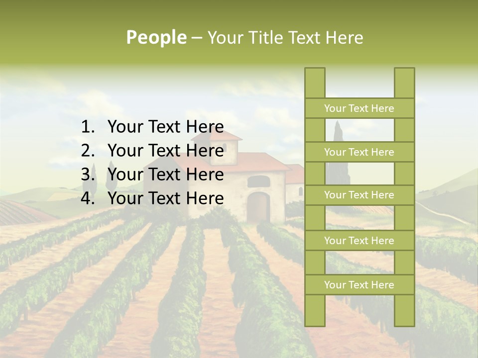 Tree Field Scenic PowerPoint Template