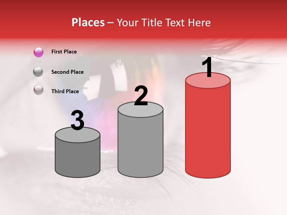 Closeup Mascara Detailed PowerPoint Template
