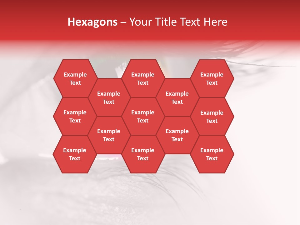 Closeup Mascara Detailed PowerPoint Template