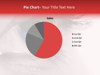 Closeup Mascara Detailed PowerPoint Template