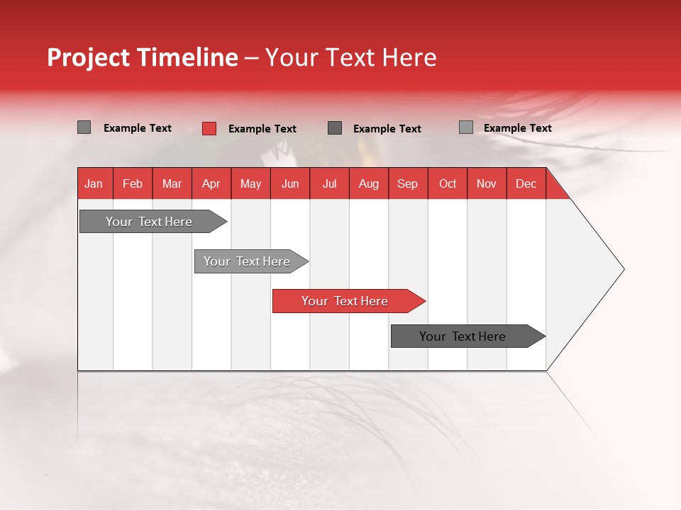 Closeup Mascara Detailed PowerPoint Template