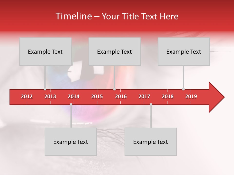 Closeup Mascara Detailed PowerPoint Template