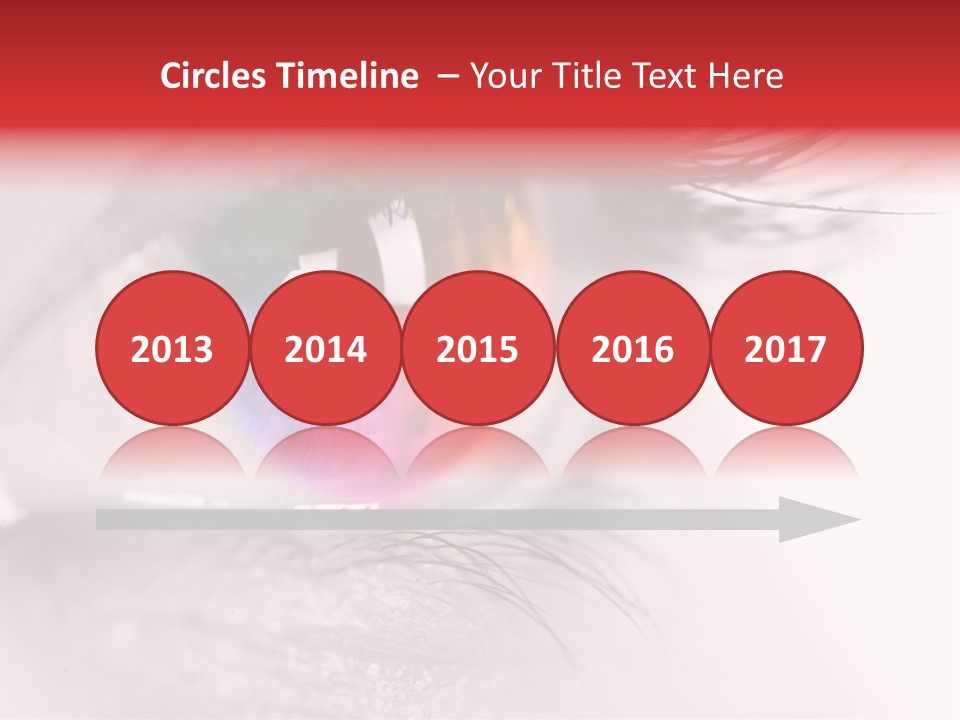 Closeup Mascara Detailed PowerPoint Template