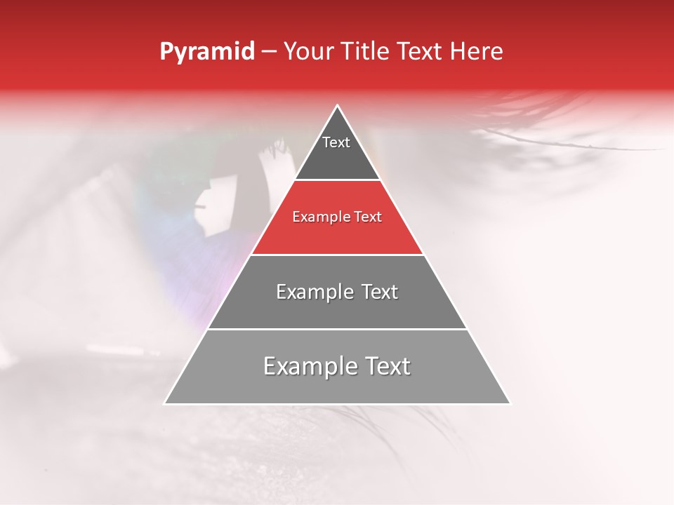 Closeup Mascara Detailed PowerPoint Template