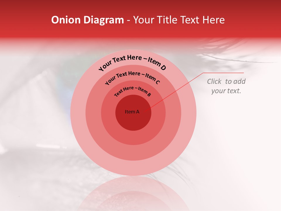 Closeup Mascara Detailed PowerPoint Template