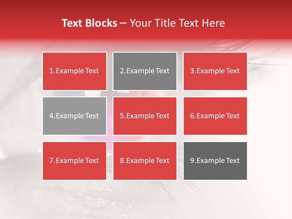 Closeup Mascara Detailed PowerPoint Template