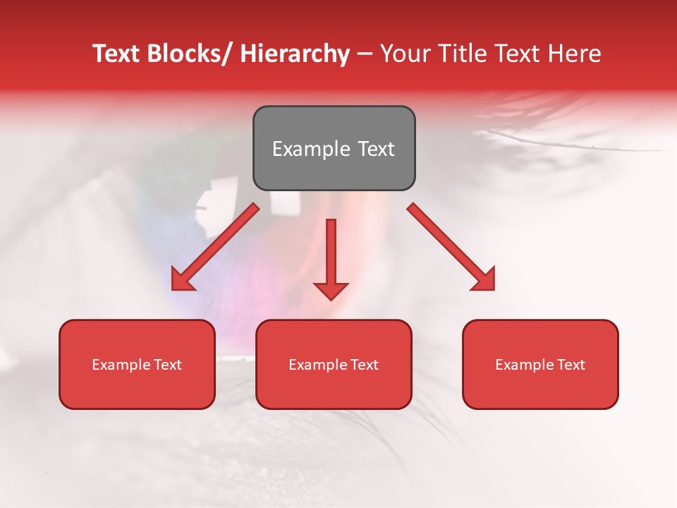 Closeup Mascara Detailed PowerPoint Template