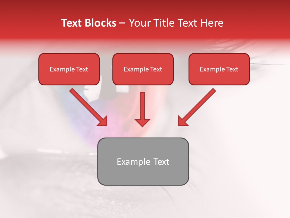Closeup Mascara Detailed PowerPoint Template