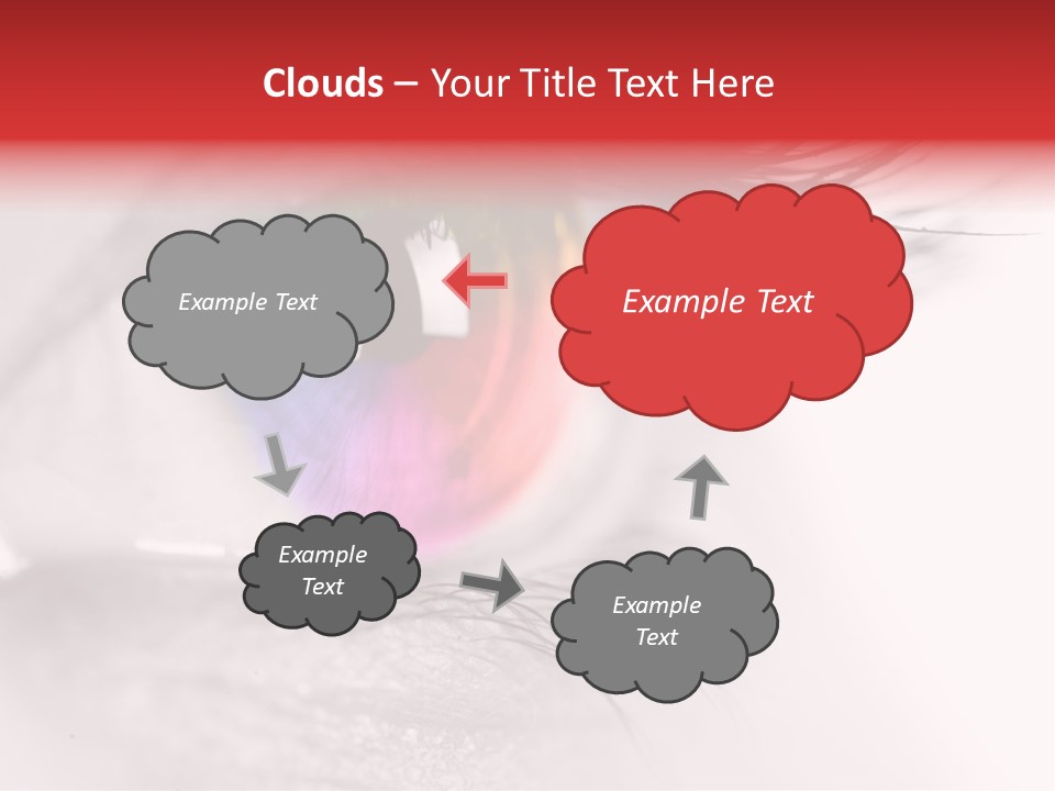 Closeup Mascara Detailed PowerPoint Template