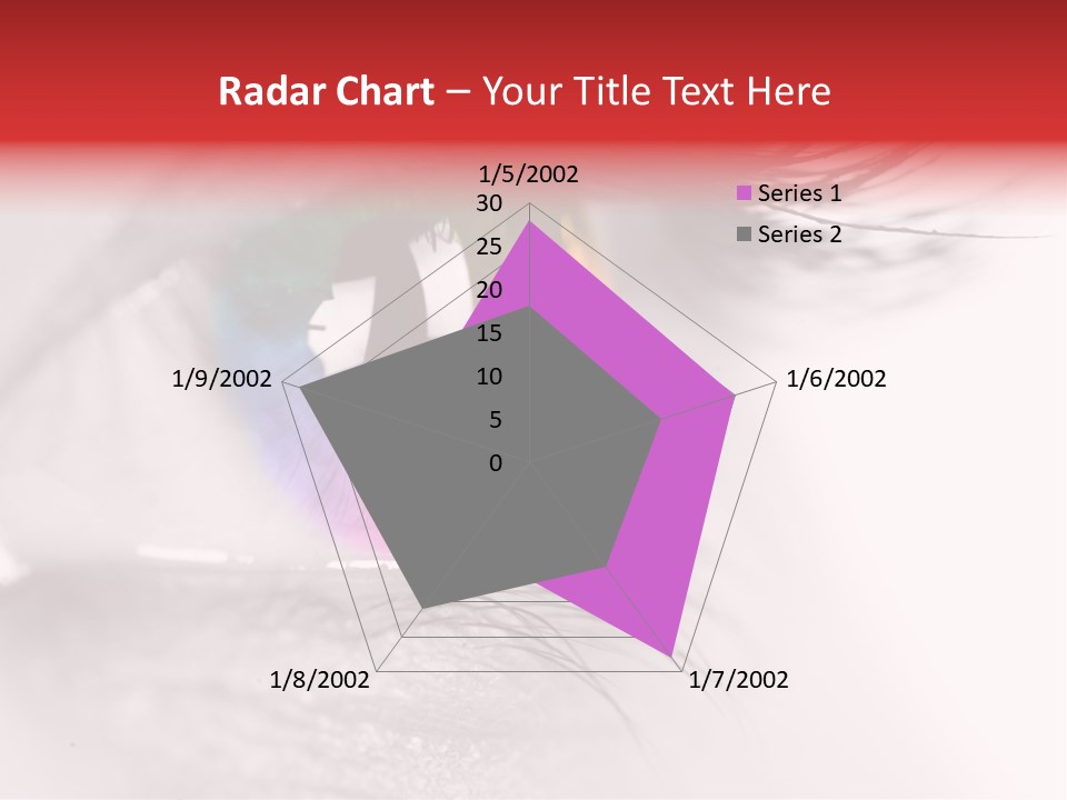 Closeup Mascara Detailed PowerPoint Template