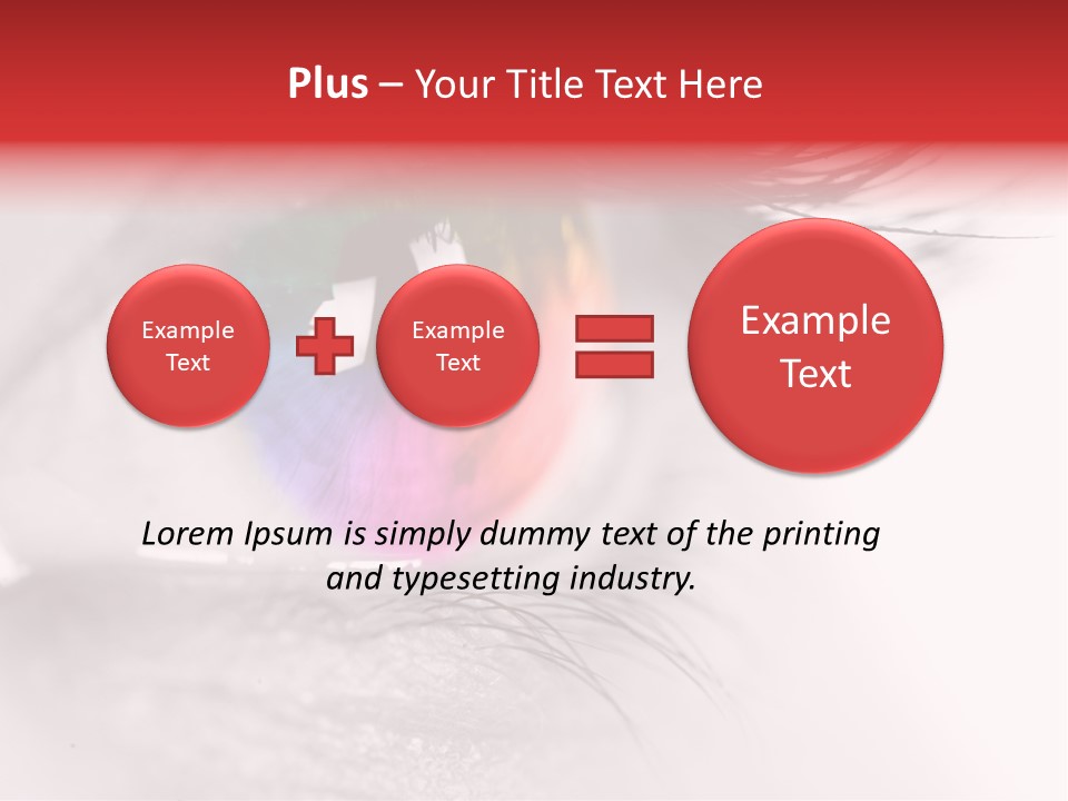 Closeup Mascara Detailed PowerPoint Template