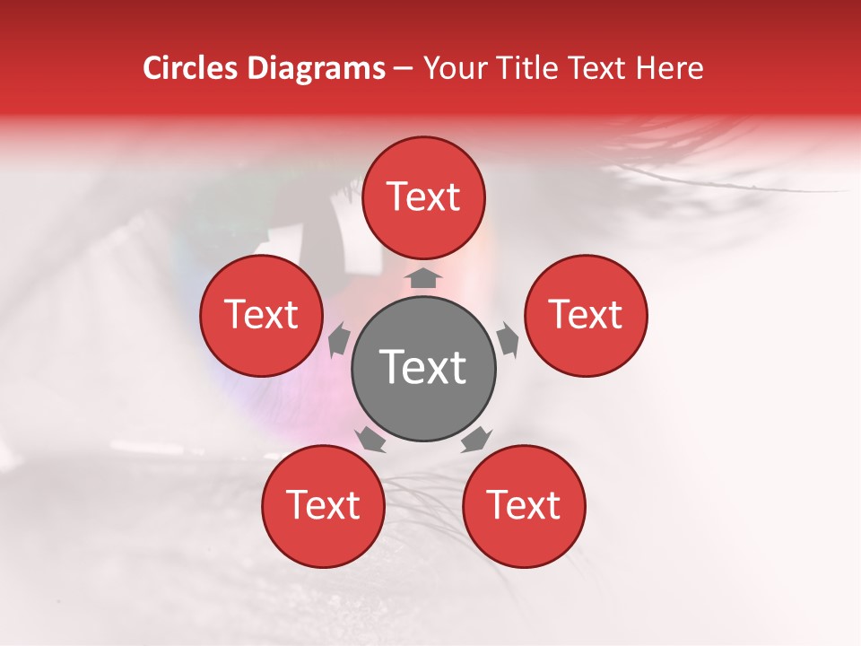 Closeup Mascara Detailed PowerPoint Template