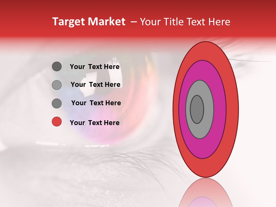 Closeup Mascara Detailed PowerPoint Template