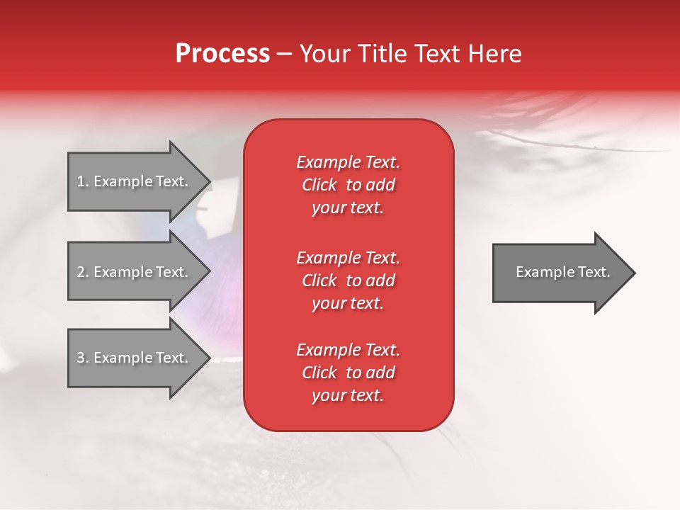 Closeup Mascara Detailed PowerPoint Template