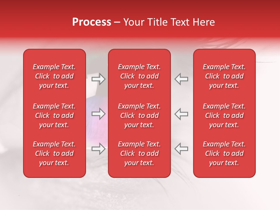 Closeup Mascara Detailed PowerPoint Template