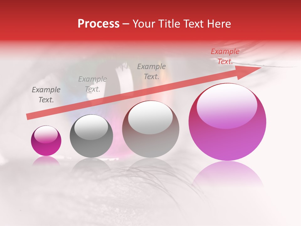 Closeup Mascara Detailed PowerPoint Template