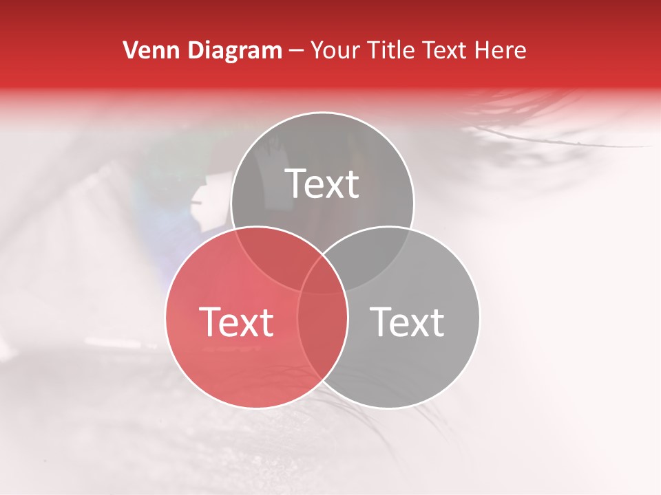 Closeup Mascara Detailed PowerPoint Template