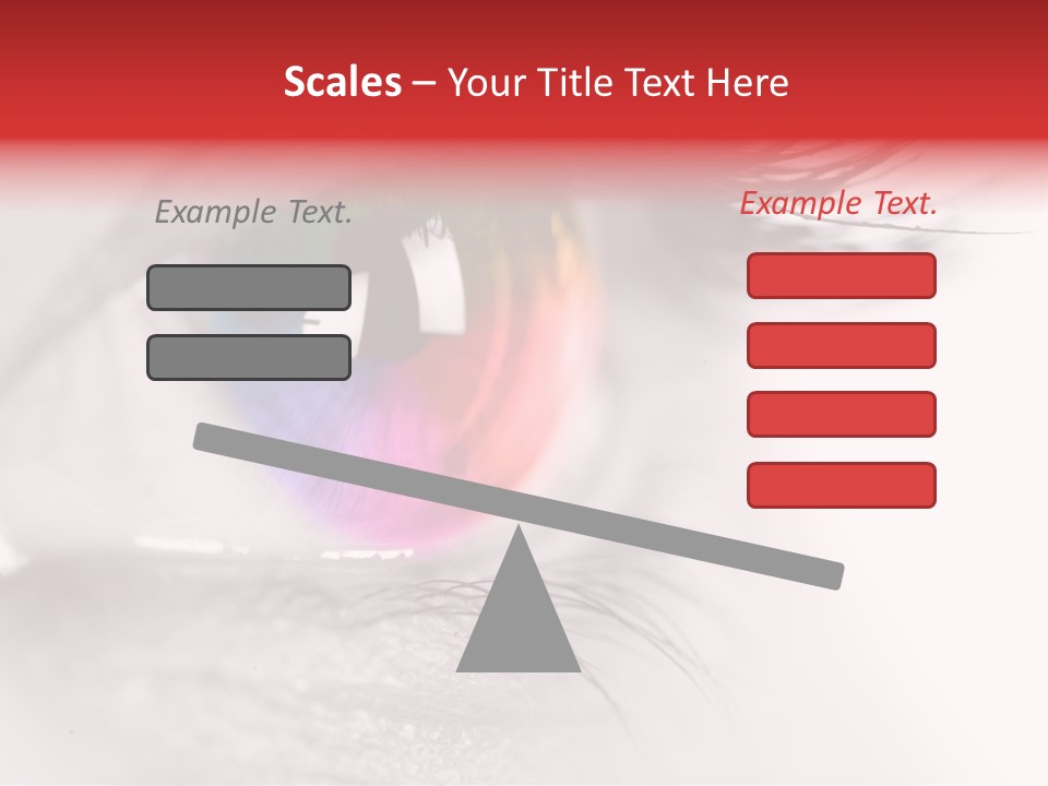 Closeup Mascara Detailed PowerPoint Template