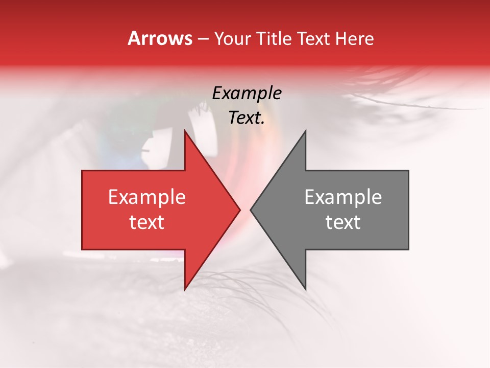 Closeup Mascara Detailed PowerPoint Template