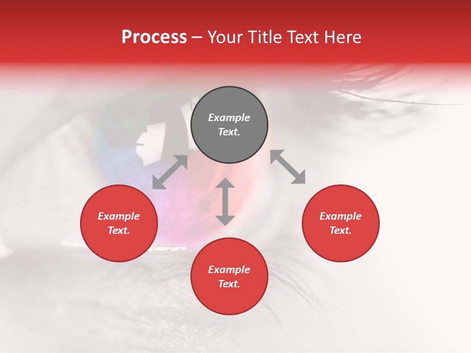 Closeup Mascara Detailed PowerPoint Template