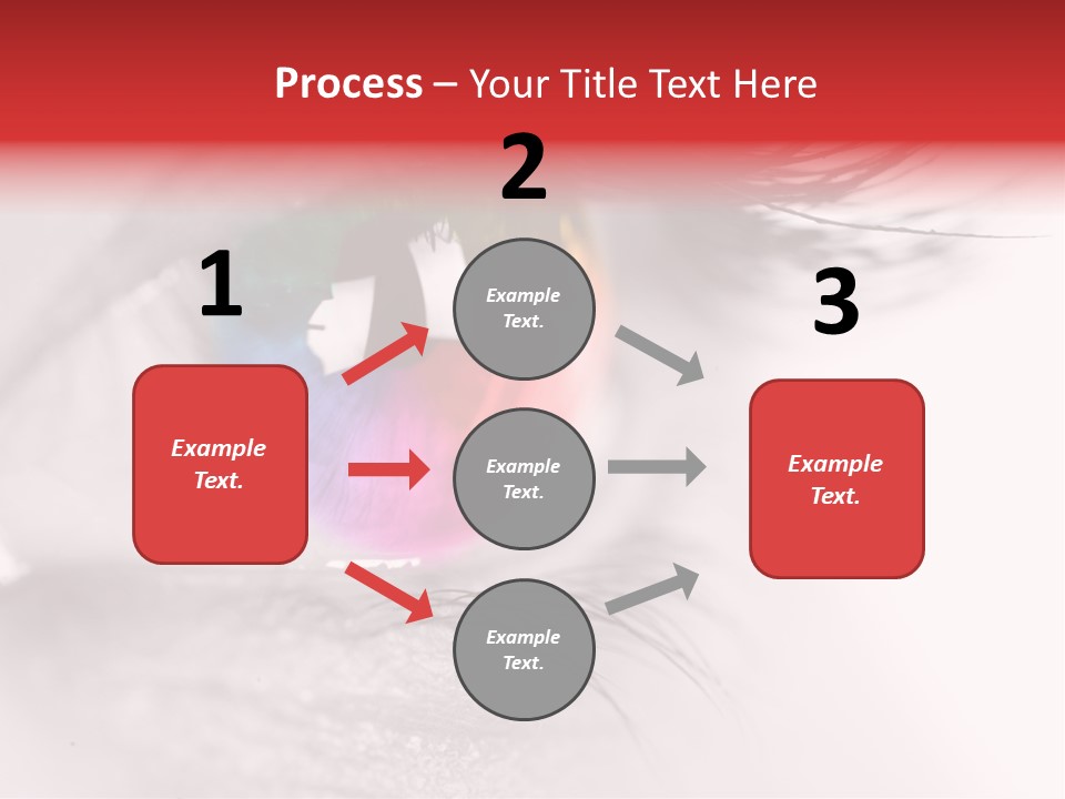 Closeup Mascara Detailed PowerPoint Template