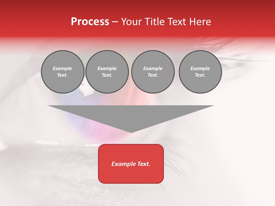 Closeup Mascara Detailed PowerPoint Template