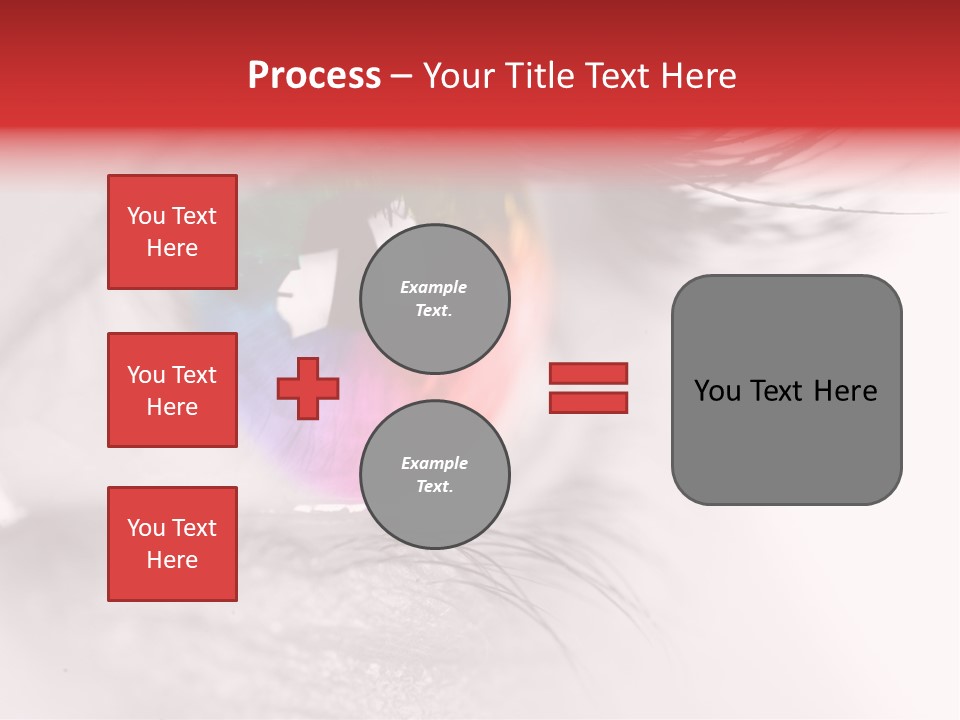 Closeup Mascara Detailed PowerPoint Template
