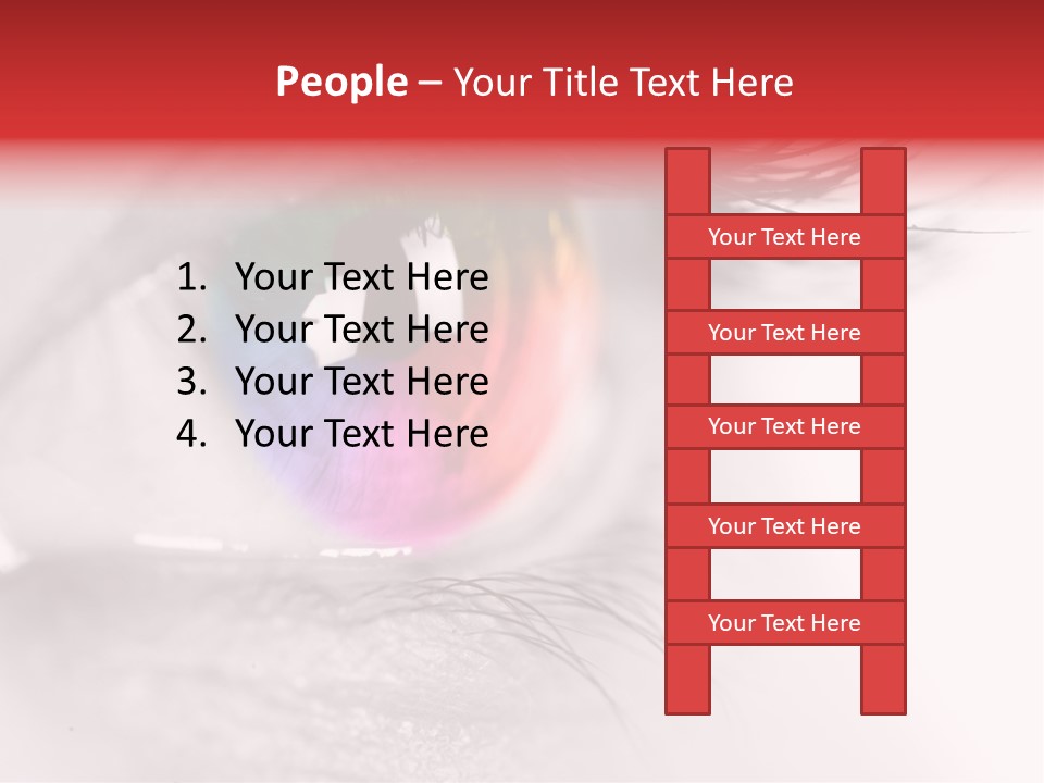 Closeup Mascara Detailed PowerPoint Template